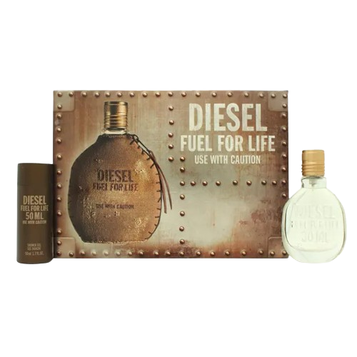 Diesel Fuel For Life Gift Set Eau De Toillette Spray 30ml + 50ml Shower Gel