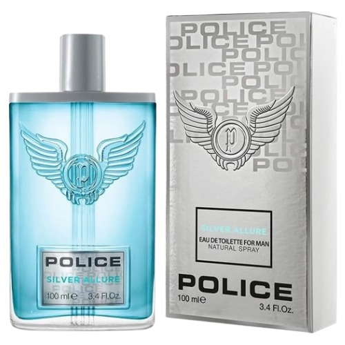 Police Silver Allure Man Eau De Toilette Spray 100ml