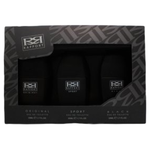 Dana Rapport Gift Set 50ml Original EDT + 50ml Sport EDT + 50ml Black EDT