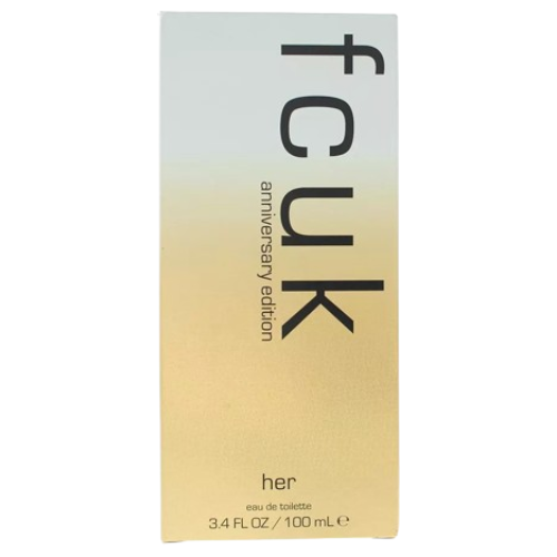FCUK Her Anniversary Edition Eau De Toilette Spray 100ml (Unboxed)