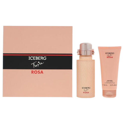 Iceberg Twice Rosa Gift Set 125ml EDT + 100ml Body Lotion